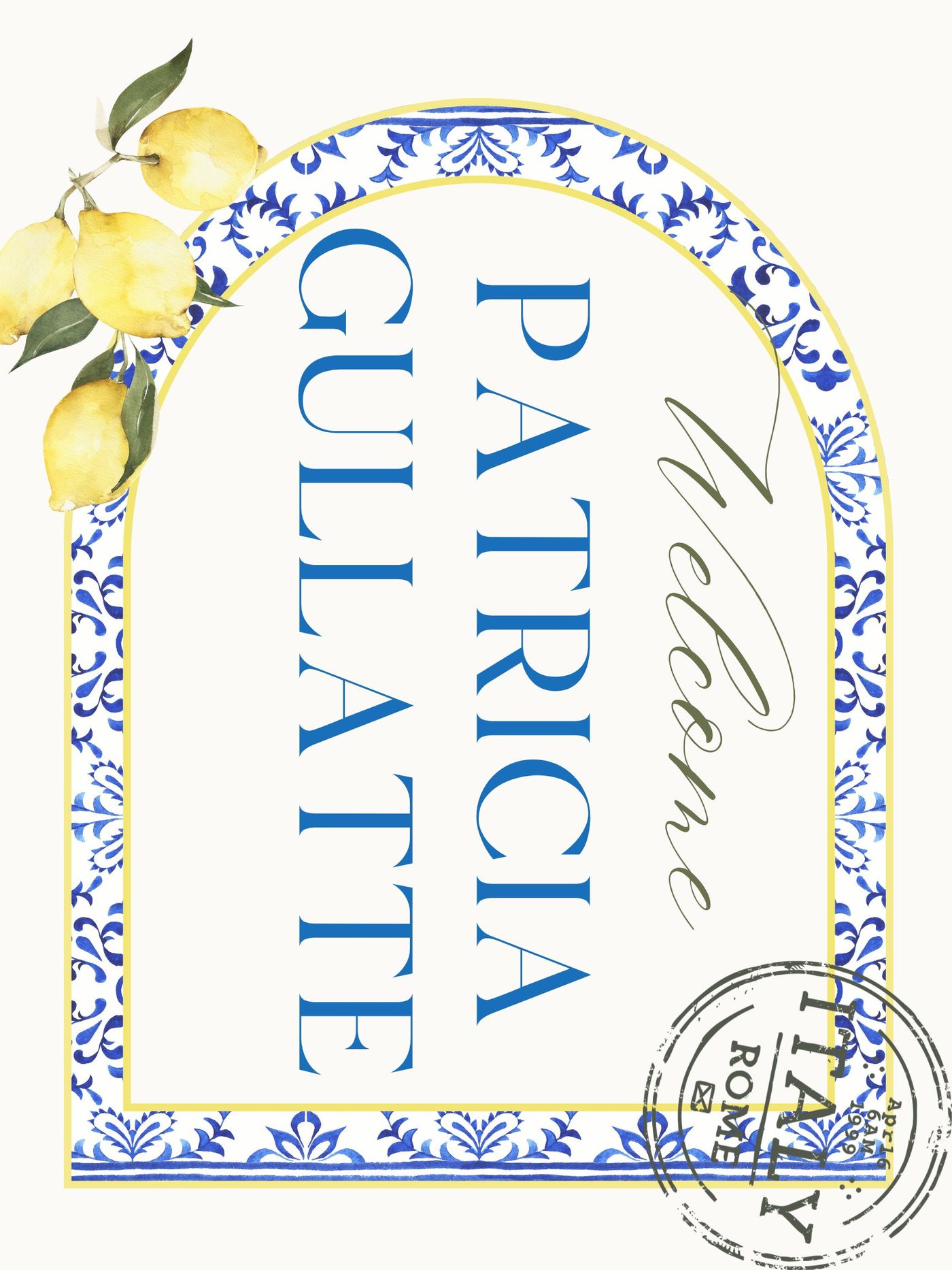 Patricia Gullatte welcome design